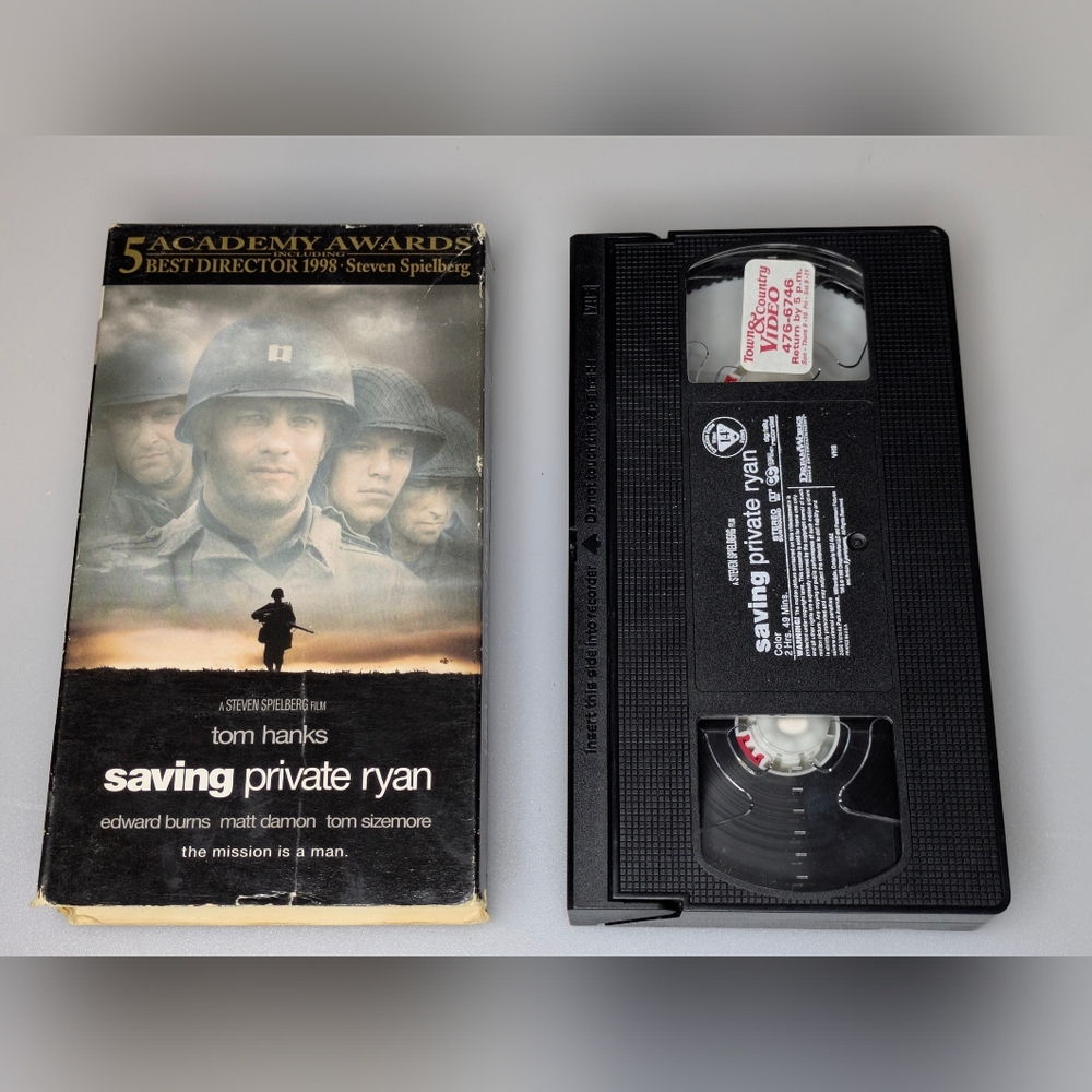 Saving Private Ryan VHS Tape